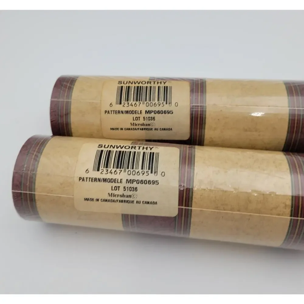 2 Rolls SUNWORTHY MP060695 Microban Stripes Vinyl Wallpaper 1 Bolt 56 Sq Ft